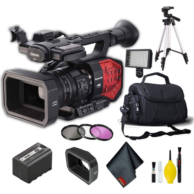 Panasonic AG-DVX200 Caméscope 4K + Capteur Quatre Tiers et Objectif Zoom Intégré Pl