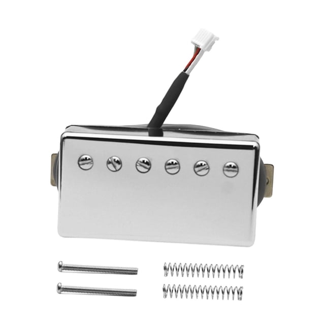 Xuanheng Alnico II Guitar Humbucker Pickup Easy to Install Sturdy Compact Replacement Sliver 8.5K