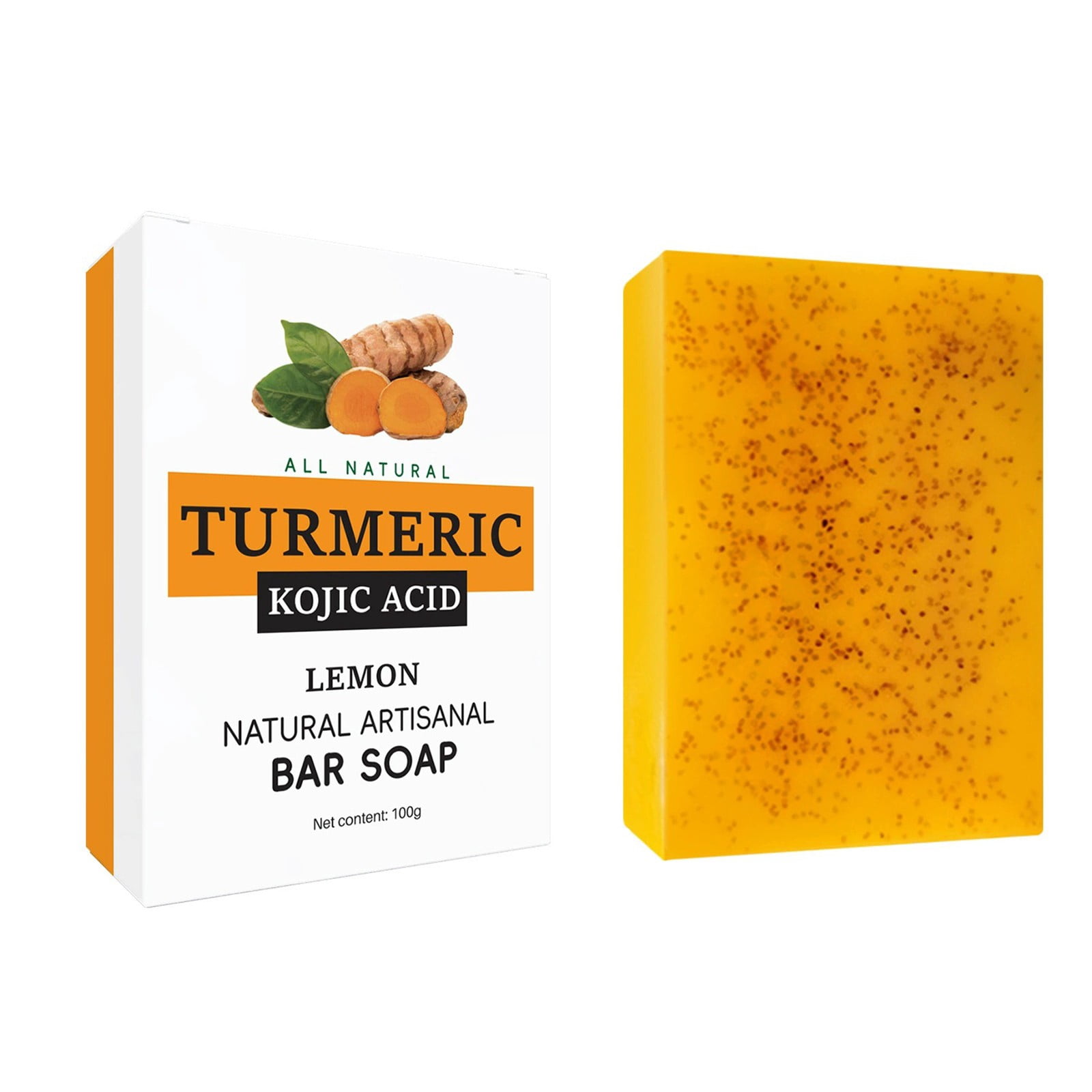Kojic Soap Natural Soap Bar for Face and Body Smooth Skin Tumeric Soap Natural Organic Deep Cleansing Soap for Men & Women No.5