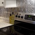 thumbnail image 2 of Fasade Traditional Style 4 Vinyl Backsplash Kit 15 sq ft Crosshatch Silver, 2 of 6