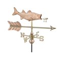thumbnail image 1 of Good Directions 8847PAR Basse avec Leurre et Flèche Cottage Weathervane - Cuivre Pur avec Support de Toit, 1 of 1