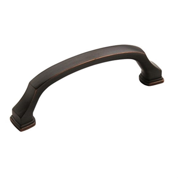 Amerock | Cabinet Pull | Oil Rubbed Bronze | 3-3/4 inch (96 mm) Center to Center | Revitalize | 1 Pack | Drawer Pull | Drawer Handle | Cabinet Hardware