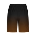 thumbnail image 3 of RKSTN Swim Shorts for Mens Gradient Print Ultra Plus Size Color Blocking Elastic Waist Drawstring Casual Versatile Beach Vacation Board Shorts with Pockets, 3 of 4