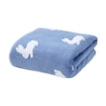 thumbnail image 2 of ABPWLY Rabbits Jacquards Bath Towel Home Cute Bath Towel Super Soft Bath Towel Home Bathroom Absorbent Towel Bathroom Accessories Clearance Home and Kitchen Canada Days Kitchen Wall Decor, 2 of 6