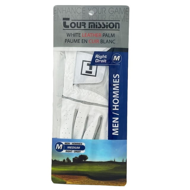 Tour Mission Men's Right Hand Golf Glove, Medium (1 Unit)