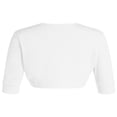 thumbnail image 4 of Boléro Châle Cardigan pour Femmes Manches 3/4 Veste Courte Courte en Tricot pour Robe S-TTG, 4 of 5