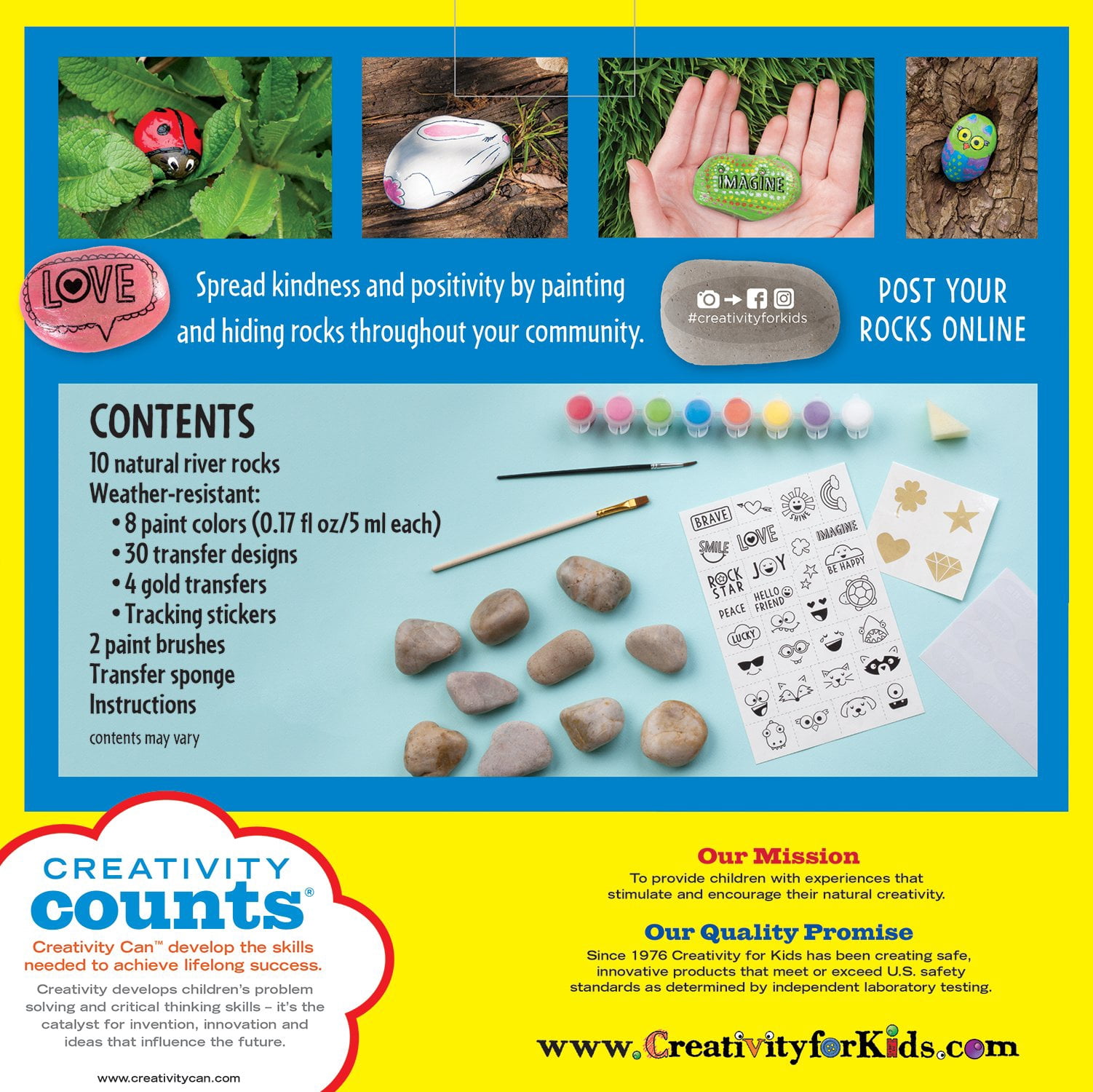 Dr. Daz - Kit de peinture sur pierre pour enfants 15 couleurs-Kit Loisir Créatif Enfant 5 6 7 8 9 10 Ans-Livré avec une variété d'accessoires | Votre wishlist sur