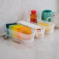 thumbnail image 4 of Sterilite Narrow Storage Trays for Desktop and Drawer Organizing (48 Pack), 4 of 10