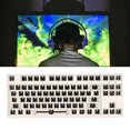 thumbnail image 4 of Custom Gaming Keyboard, 87 Key TKL 80% Layout Switch Hot Swap 87 Key Mechanical Keyboard DIY Kit  For PC White, 4 of 8