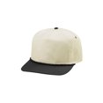 thumbnail image 1 of Top Headwear Twill Golf Cap - Natural/Black, 1 of 1