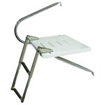 3-Step O/B Transom Platform W/1 Arm Ss 316 Telescoping Mt Top
