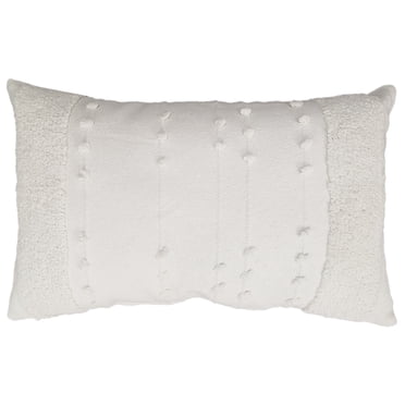 Mainstays Decorative Cushion 13x20 in, White