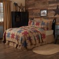 thumbnail image 2 of VHC Brands Classic Country Primitive Bedding - Kindred Star Tan Quilt, King, Golden, 2 of 2