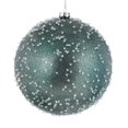 thumbnail image 1 of Vickerman N185462 8 in. Sea Blue Ice Ball Ornament  2 per Bag, 1 of 1