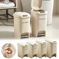 thumbnail image 4 of Penkiiy Trash Can, Plastic Kitchen Waste Bins with Odor Protection of Lid Hands Free with Step On Foot Pedal and Garbage Bag Rings, 4 of 4