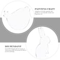 thumbnail image 2 of Weiweiguan 12Pcs Easter Themed Blank Board DIY Painting Pendant Kids Drawing Accessory, 2 of 6