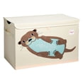 thumbnail image 2 of 3 Sprouts Collapsible Toy Chest Storage Bin for Kids Playroom, Otter, 2 of 8