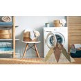 thumbnail image 2 of Ahgly Tapis d'Intérieur Lavable en Machine Carré Transitionnel Marron Clair, 6 Pieds Carré, 2 of 7
