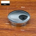 thumbnail image 1 of 80mm Cable Hole Cover Desk Wire Hole Cover Base Computer Grommet Table Cable Outlet Port Surface Line Box Tidy Wire Cover, 1 of 8