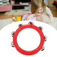 thumbnail image 4 of Single Row Hand Bell, Long Servic E Life  Edge Single Row Handheld Bell Facilitate Parent Child Interaction Educational Significance  For Home For Indoor Red, 4 of 8