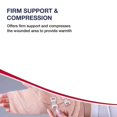 thumbnail image 4 of ISTAR NEW Elastic Bandage Durable Compression Wrap Hook Emergency Dressings Tape, 4 of 5