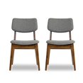 thumbnail image 3 of Ashcroft Mid Century Modern Abel Dining Chair, Gray (Set of 2), 3 of 5