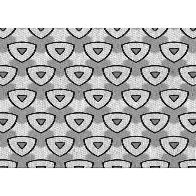 Ahgly Company Machine Washable Indoor Rectangle Transitional Gainsboro Gray Area Rugs, 2' x 3'