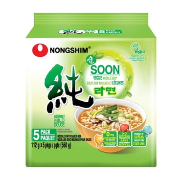 Nongshim Soon Veggie Soupe aux Nouilles