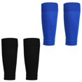 thumbnail image 1 of MesaSe 2 Pair Soccer Shin Guards Compression Sleeve for Adult   Leg Performance Support Holder Socks Blue+black, 1 of 5