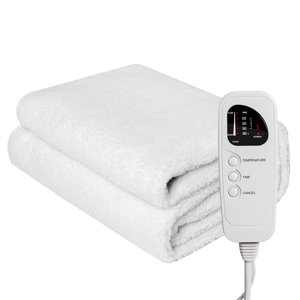 Patiojoy 72"x30" Table de massage Warmer synthétique laine Massage Plaque chauffante électrique