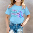 thumbnail image 2 of TZEWGL Chemise Mignonne pour Fille Garçon Imprimé Col Rond Manches Courtes Ample pour Bébés Taille 8-9T, 2 of 4