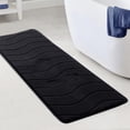 thumbnail image 3 of Bathroom Rugs and Mats Sets,Large Foam Bath Mat 3 Set Bathroom Rugs for 3 Pcs Toilet Mats Universal Soft Comfortable Water Absorption Non Slip Thick Machine Washable Easier to Dry, 3 of 7