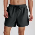 thumbnail image 2 of Men's Outdoor Shorts - Loose Fit Zippered Pockets, Polyester, Spring/Summer Sports, Sizes XS-XL (Waist 68-84cm), 2 of 5