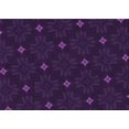 thumbnail image 1 of Ahgly Company Tapis d'Intérieur Rectangulaire Transitionnel Violet Foncé Lavable à la Machine, 2 Pieds x 4 Pieds, 1 of 7
