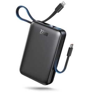 IGGPBB Chargeur portable 50000mAh Power Bank, Chargeur de téléphone portable avec 2 Construit en Câbles,22.5W Batterie de charge rapide pour les essentiels de voyage iPho