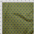 thumbnail image 3 of oneOone Polyester Lycra Fabric Paisley & Floral Ikat Print Sewing Fabric BTY 56 Inch Wide, 3 of 4
