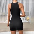 thumbnail image 4 of Gspmoly Robe pour Femmes, Mode Femmes Aguichant Été Décontractée Unie Camis Sans Manches Gilet Robe Mini Robes de Vacances pour Femmes jusqu'à 60 % de Rabais, 4 of 4