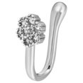 thumbnail image 1 of Clip On Nose Rings For Women Non-Pierced Nose Hoop Ring Adjust Nose Cuff, 1 of 9