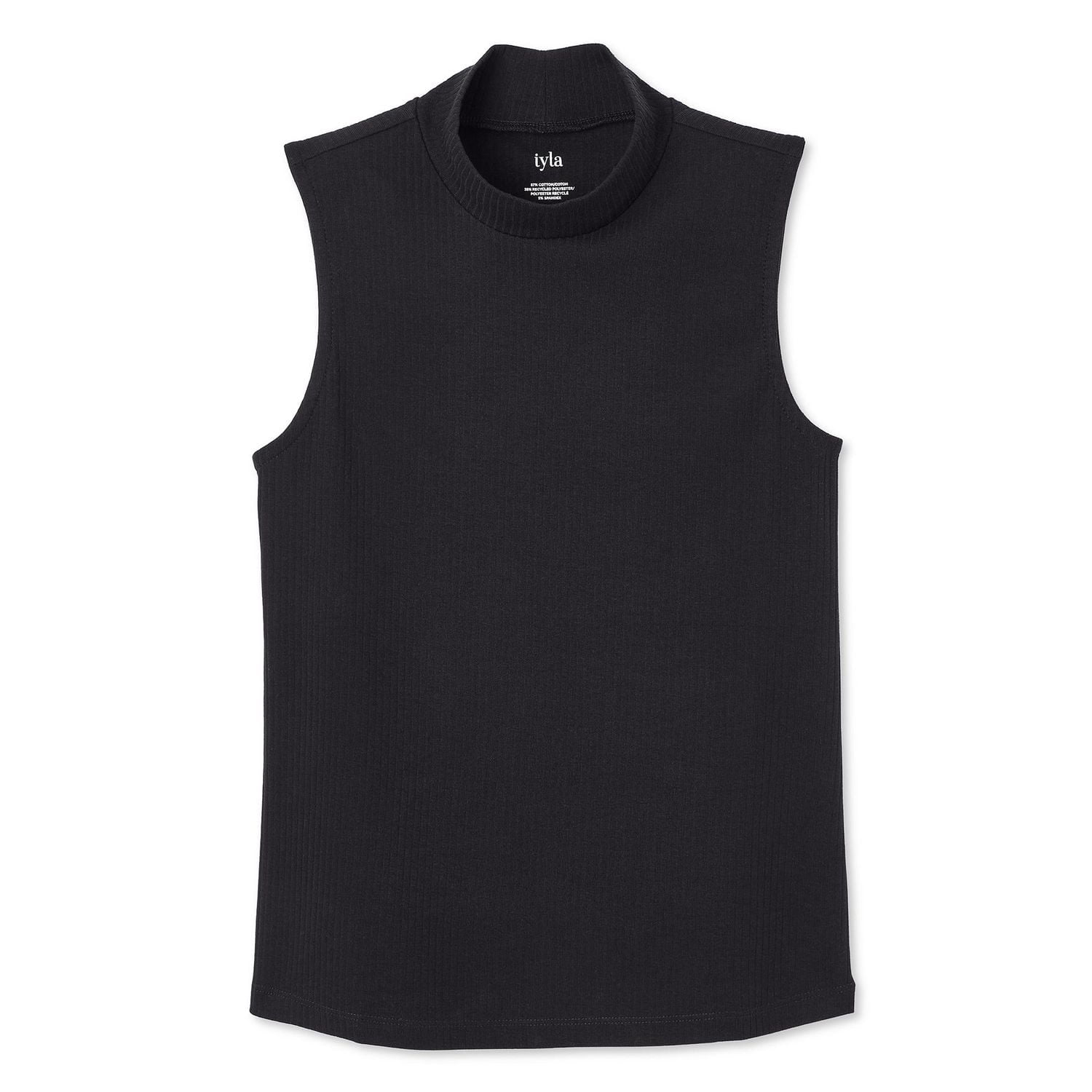 Iyla Women's Mock Neckline Rib Top