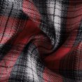 thumbnail image 5 of Penkiiy Chemise Tissée à Manches Courtes pour Homme, Coupe Régulière, Boutonnée, avec Poche, P Rouge, 5 of 5