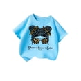 thumbnail image 3 of FhsagQ The 7th Of July Fille Enfant Mignonne Graphique Col Rond Manches Courtes Tee Été Décontracté T-Shirt Petite Fille The 7th Of July T-Shirts Taille 6/7 Fillette T-Shirts d'Été 4T Ensembles Bleu 11-12 Ans, 3 of 5