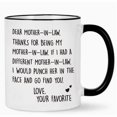 thumbnail image 2 of Funny Coffee Mug Humorous Quote Ceramic Cup with Black Rim and Handle, 11 oz Dishwasher Microwave Safe Drinking Cup, 2 of 6