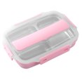 thumbnail image 1 of Amdohai Portable Lunch Box 304 Stainless Steel Leakproof Microwave Heating Divided Food Containers with Spoon & Chopsticks, 1 of 8