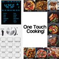 thumbnail image 2 of NuWave Bravo Stainless Steel Kitchen Countertop Dual Air Fryer Toaster Oven, 2 of 6