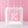 thumbnail image 2 of 26 Letters DIY Party Decoration White Transparent Balloons Wedding Confession Birthday Party Decoration Scene Layout Balloons, 2 of 4