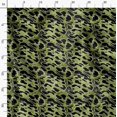 thumbnail image 3 of Soimoi Green Rayon Crepe Fabric Leopard Animal Skin Decor Fabric Printed Yard 46 Inch Wide, 3 of 6
