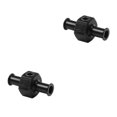 thumbnail image 2 of Ruiboury Simple And Effective Nitrous Pressure Gauge Adapter High Durability Seal Gauge T black 2Set, 2 of 6