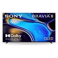 thumbnail image 1 of Sony K-65XR80 BRAVIA 8 65" 4K UHD HDR OLED Smart Google TV - 2024 (Factory Refurbished), 1 of 7