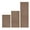 Brown-605, variant on Linen Doormat SetNon-Slip Kitchen Rug3-Piece Jute Runner for High-Traffic Entryway, Office Floor Protection(White)