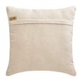 thumbnail image 3 of Pillow Case Zip, Silver 14"x14" (35x35 cm) Pillow Covers, Linen Sequins Embroidery Throw Pillows For Sofa, Geometric Pattern Modern Style - Silver Accord, 3 of 3